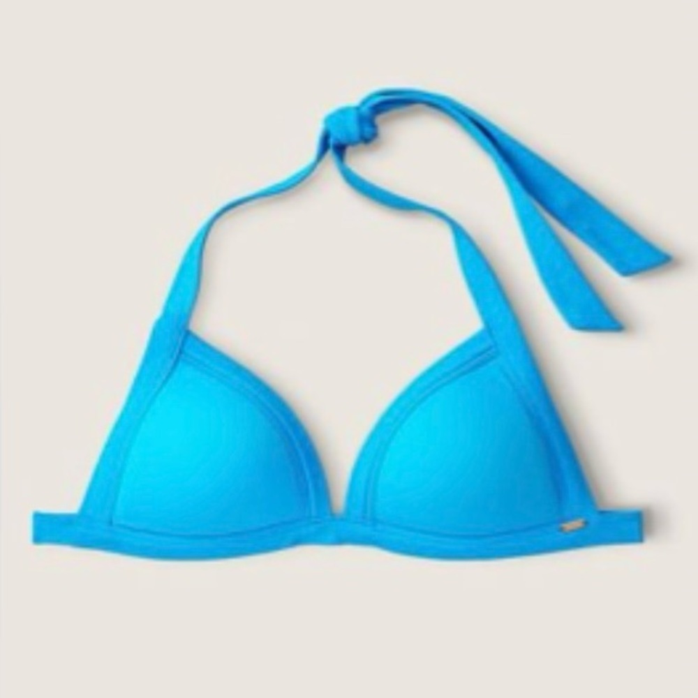 PINK Victoria's Secret Teal Bikini Top
